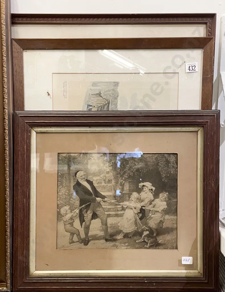 Three Assorted Framed Works Image 1++