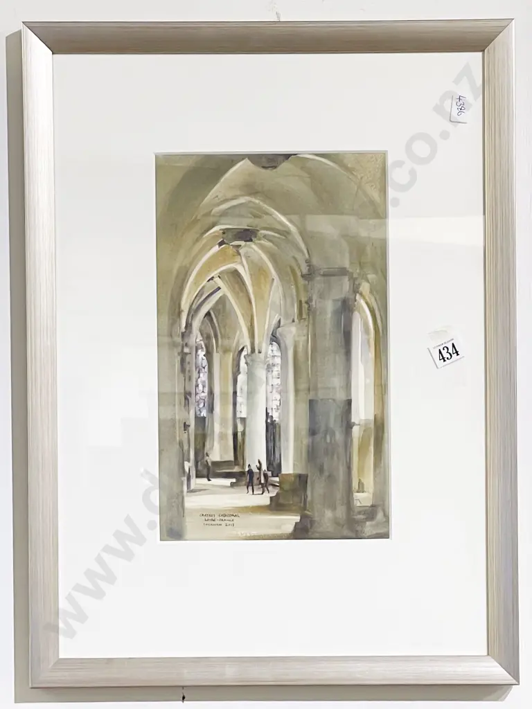 Ted Sherwen - Chartres Cathedral - Watercolour Image 1++