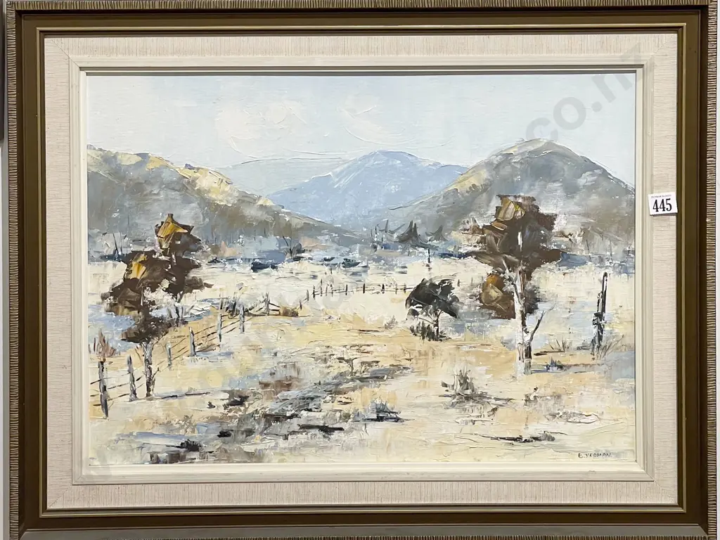B. Yeoman - Winter Landscape - Oil on Board Image 1++