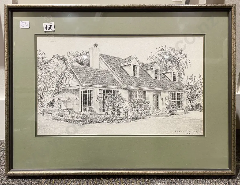 Ivan Cowie - Two House Drawings Image 1++