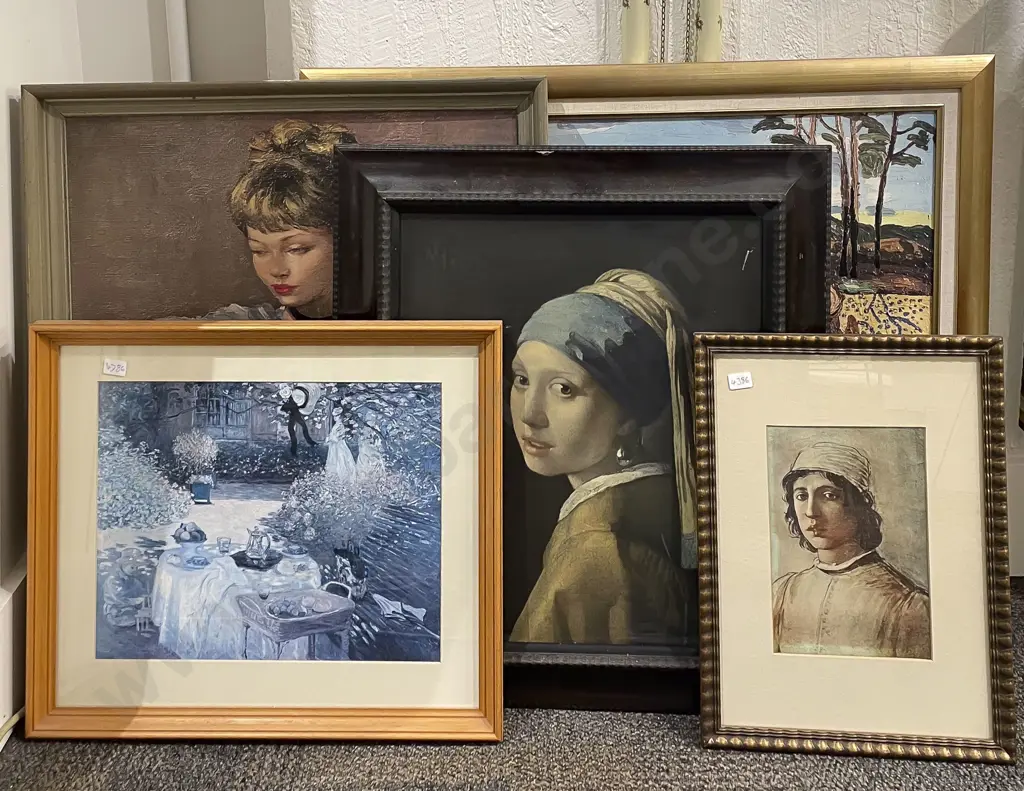 Five Assorted Reproduction Prints incl Frances Hodgkins Image 1++