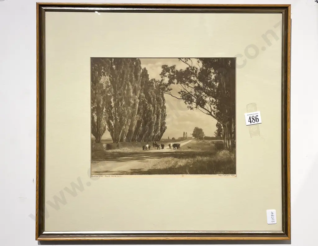 George Chance - Summer Day South Canterbury - Silver Gelatin Print Image 1++