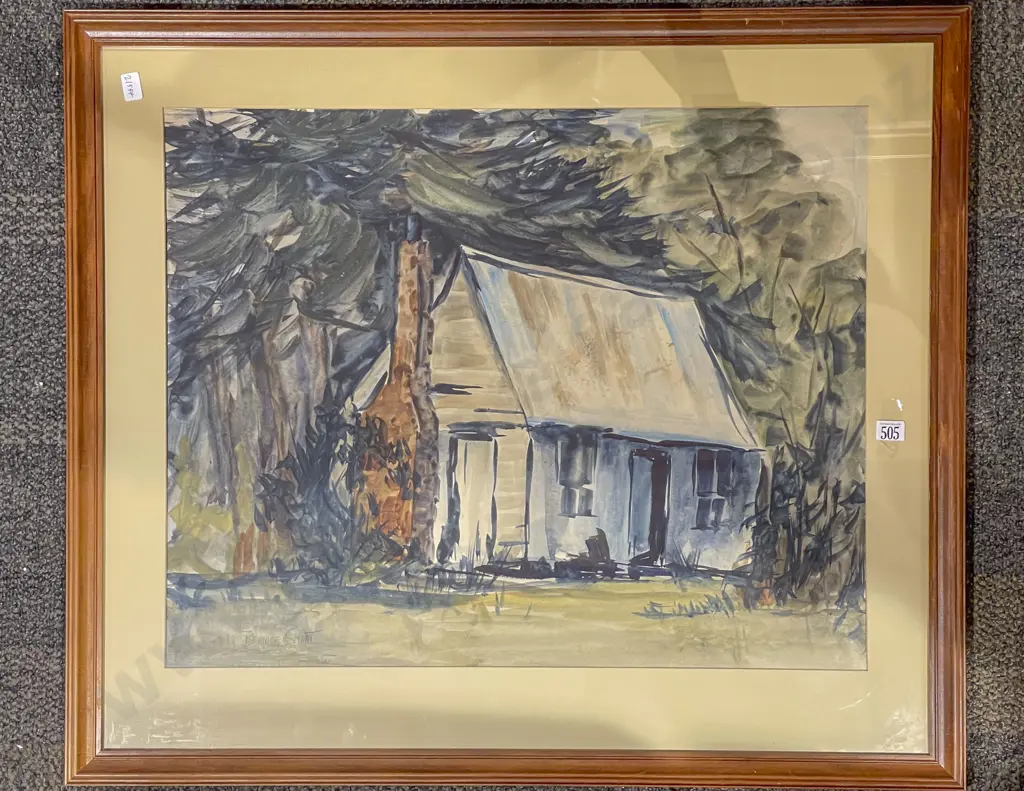 Bernice Smart - Forest Side Cottage Study - Watercolour Image 1++