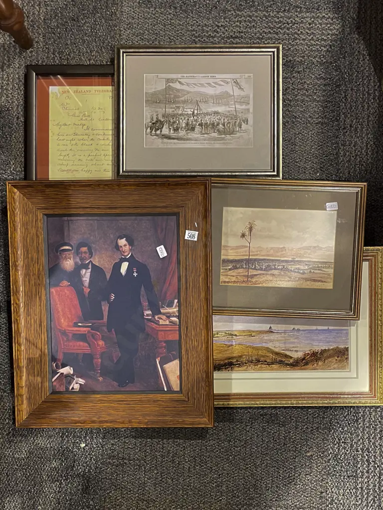 Five Assorted Vintage Prints Image 1++