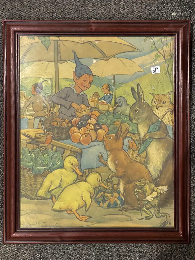 Margaret W. Tarrant - Vintage Story Book Print Image 1++