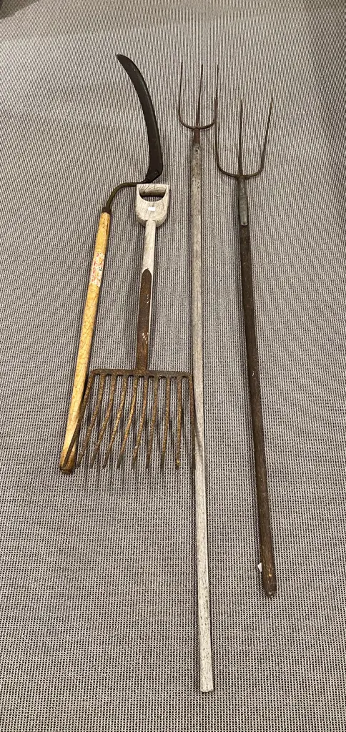 Four Assorted Vintage Garden Tools Image 1++