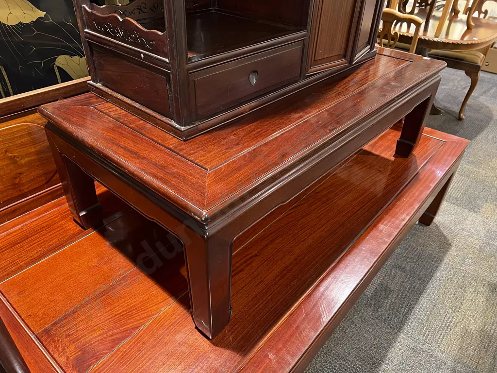 Chinese Rosewood Rectangular Coffee Table Image 1++