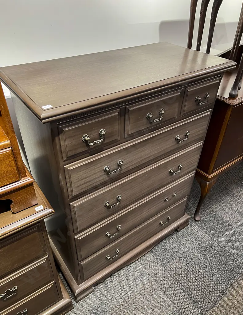 Five Piece Mahogany Bedroom Suite Image 1++