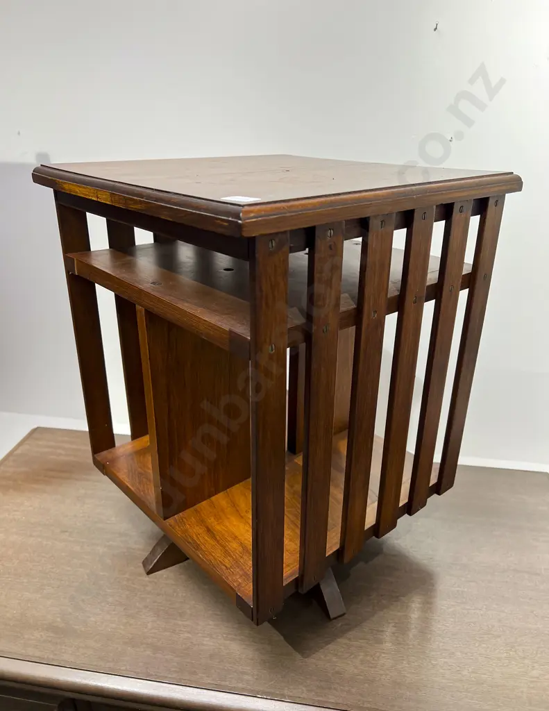 Small Revolving Table Top Bookcase Image 1++