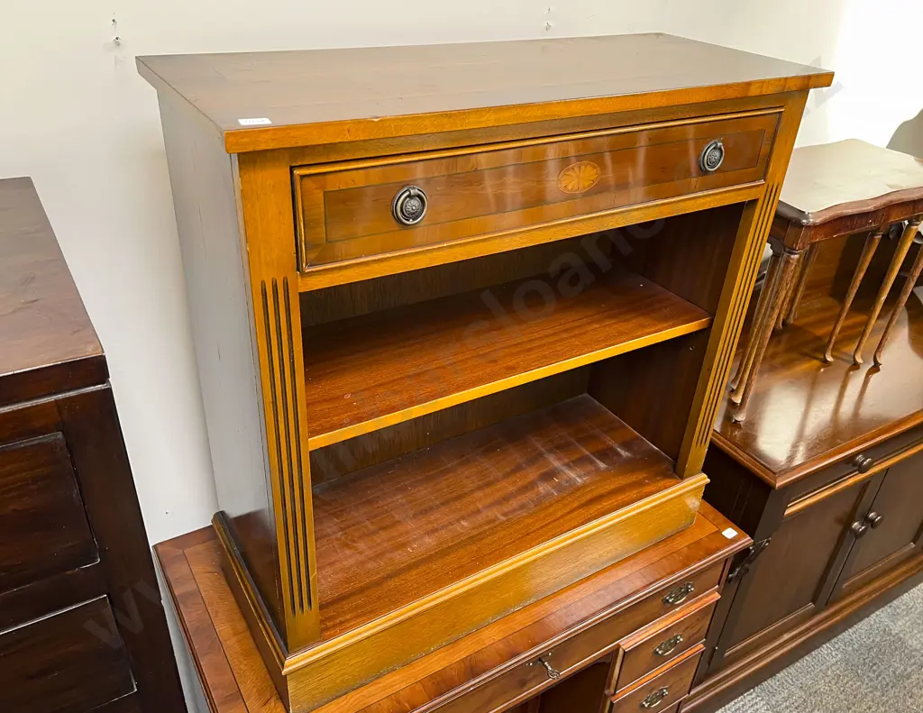 Reproduction Single Drawer Bookcase Image 1++