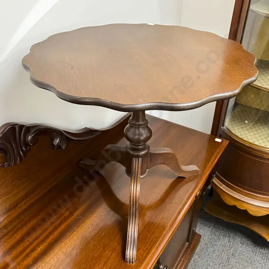 Mahogany Tripod Base Wine Table