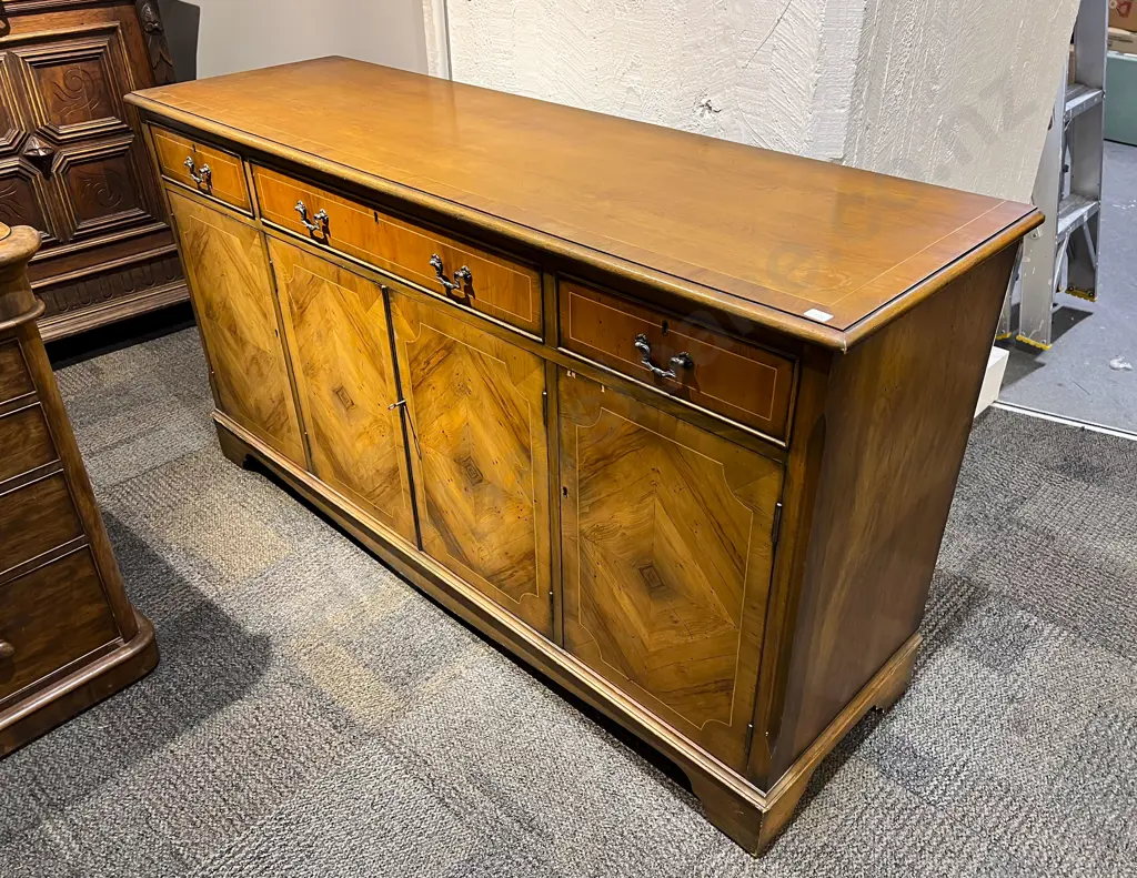 Reproduction Inlaid Sideboard Image 1++