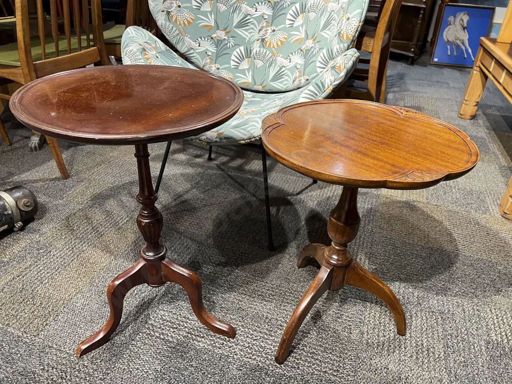 Two Tripod Based Wine Tables Image 1++