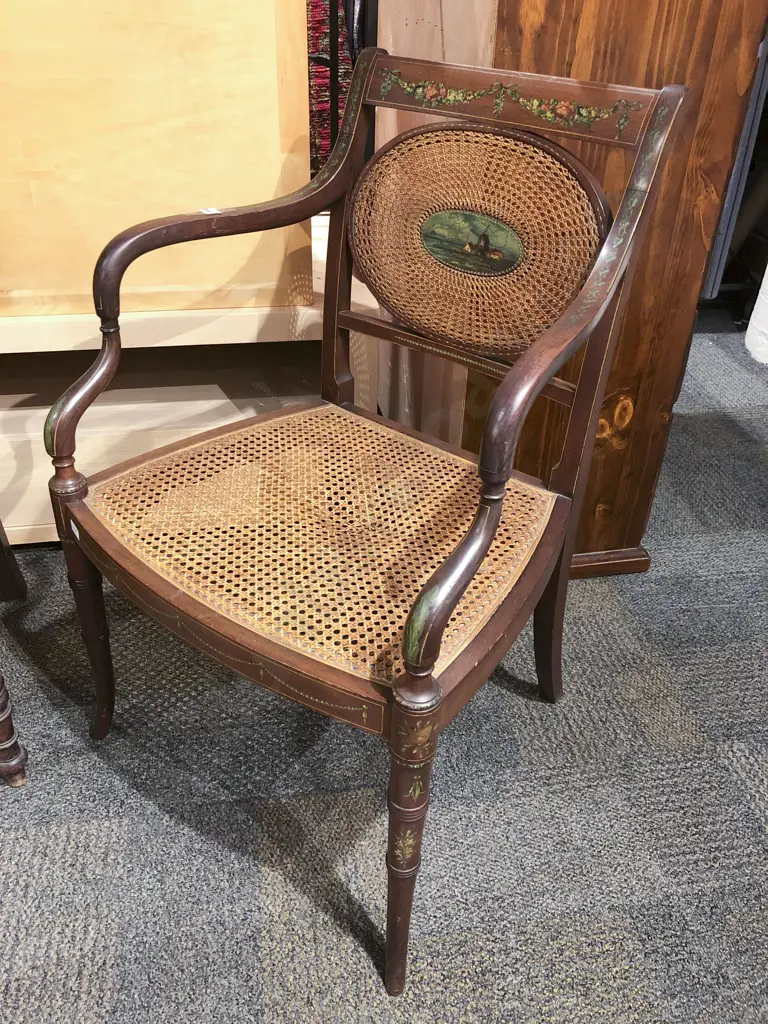 Reproduction Wycombe Backed & Seated Armchair Image 1++