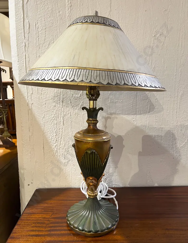 Decorative Table Lamp & Matching Shade Image 1++
