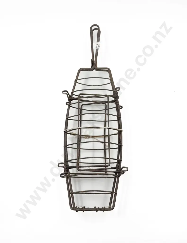Vintage Fish Frying Cage Image 1++