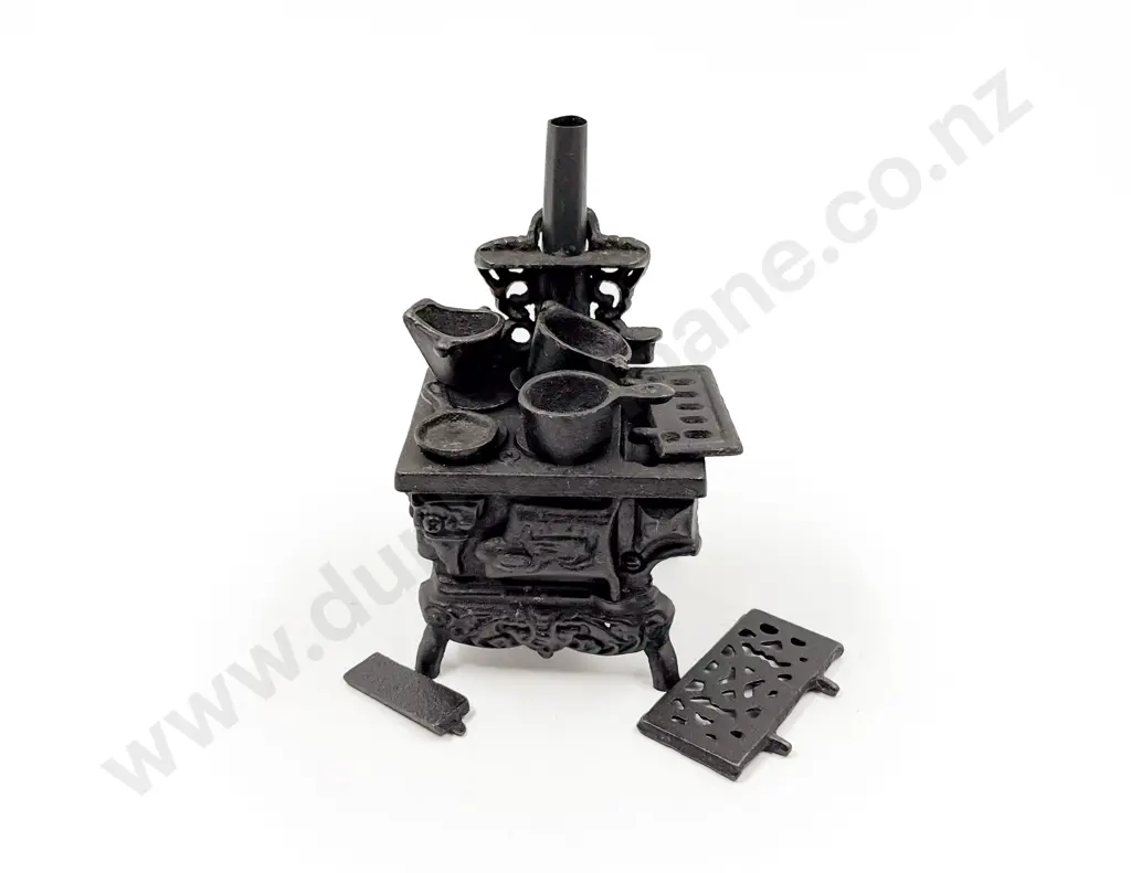 Vintage Cast Iron Miniature Hob Stove Image 1++