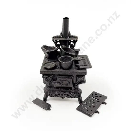 Vintage Cast Iron Miniature Hob Stove