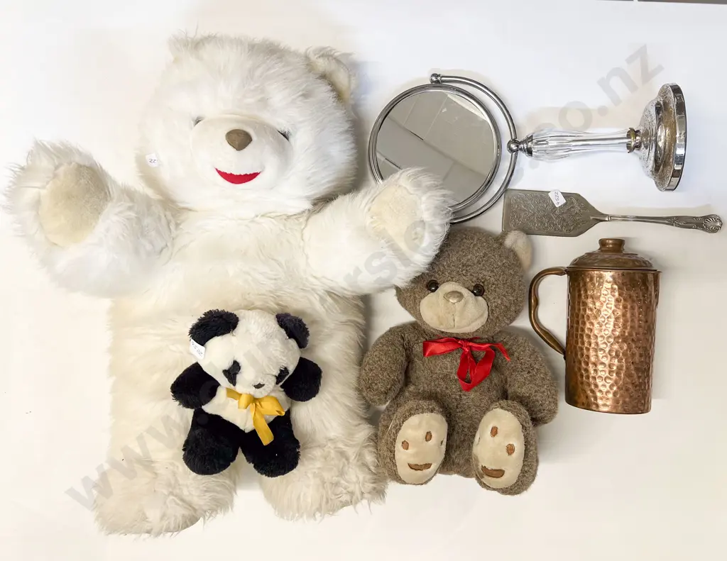 Box Quantity of Assorted incl Soft Toys Dressing Mirror & Copper Jug Image 1++