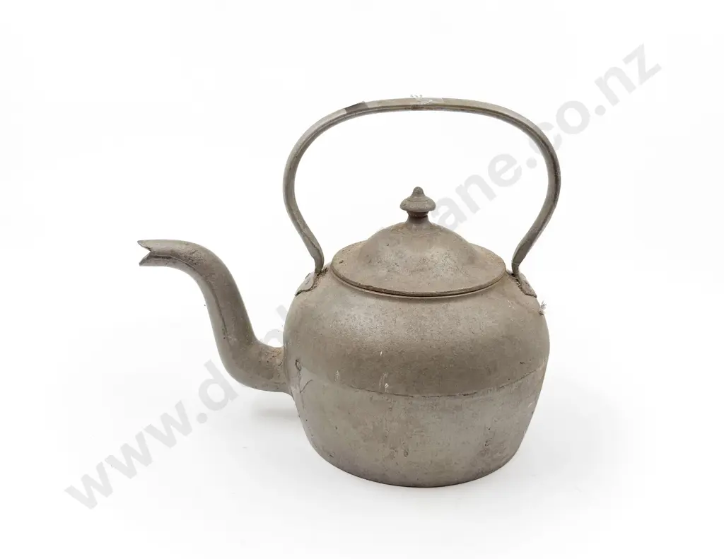 Vintage Cast Metal Teapot Image 1++