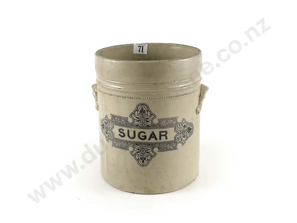 Four Assorted Vintage Kitchen Storage Jars together with Stoneware Crock Image 1++