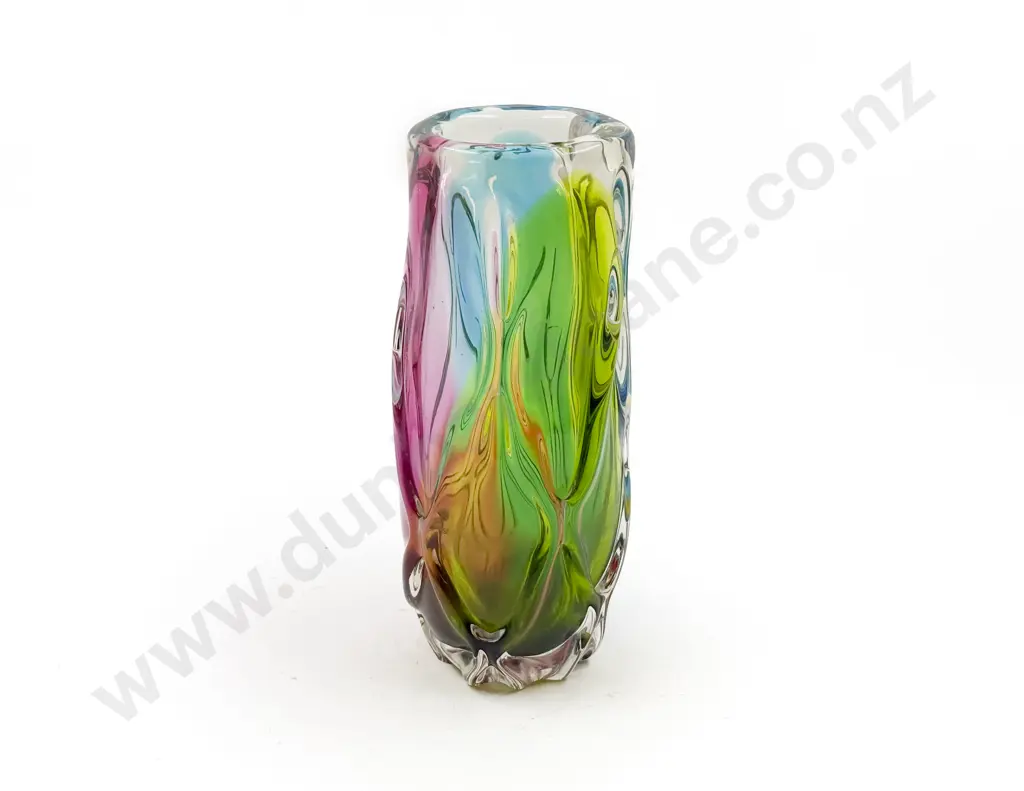 Murano Art Glass Vase Image 1++