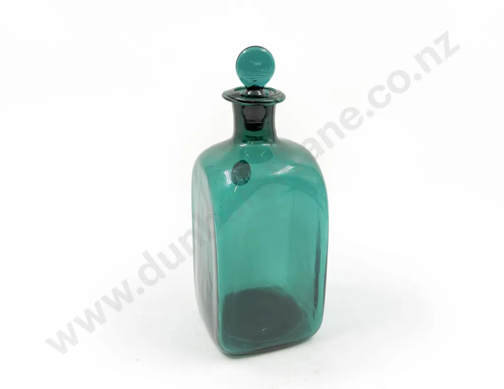 Blue Glass Decanter Image 1++