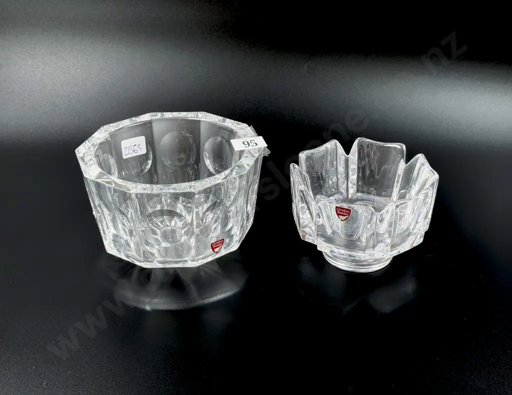 Two Orrefors Crystal Bowls Image 1++