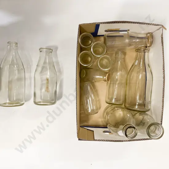 Quantity of Assorted Vintage Glass Bottles