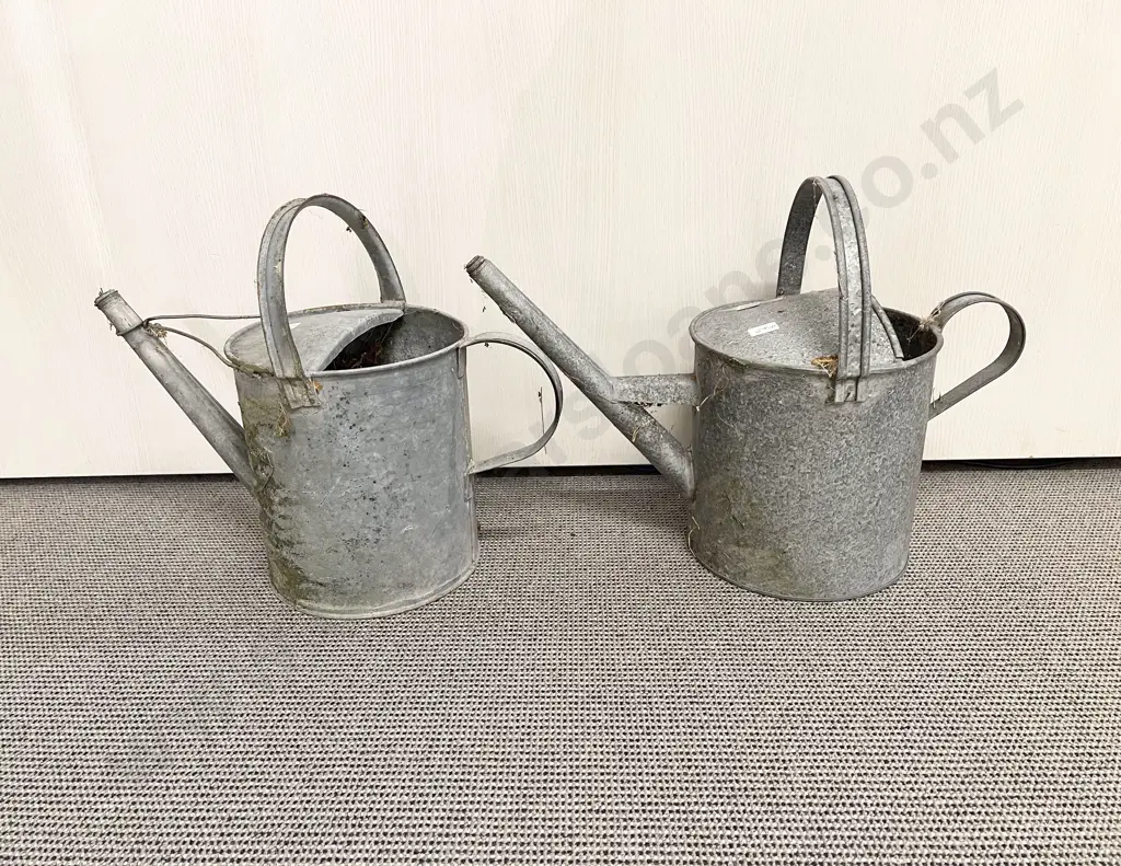 Two Vintage Watering Cans Image 1++