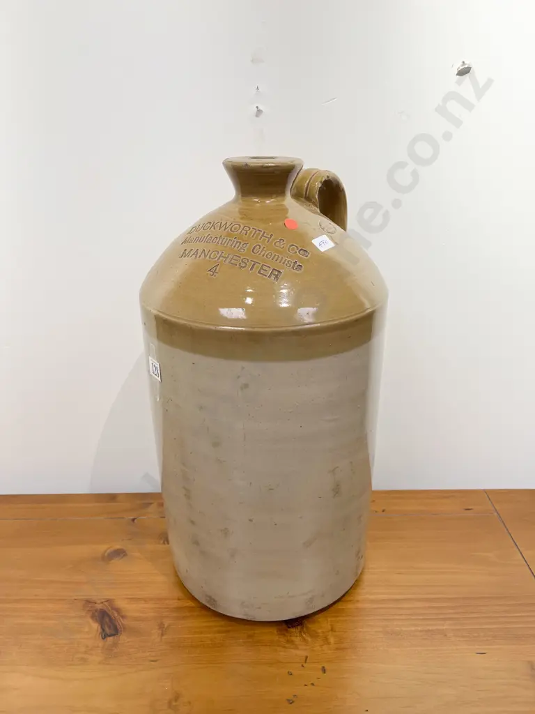 Large Stoneware Flagon Image 1++