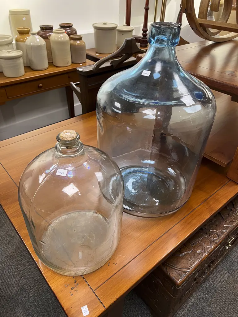 Large Glass Carboy & Smaller Image 1++