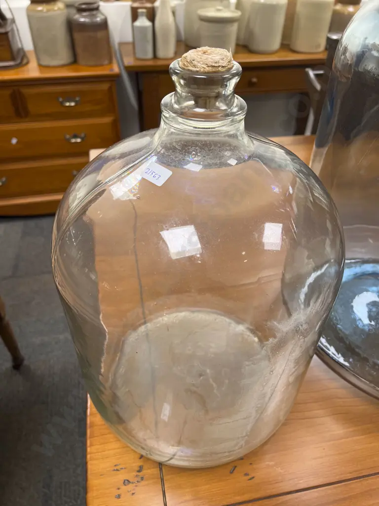 Large Glass Carboy & Smaller Image 1++