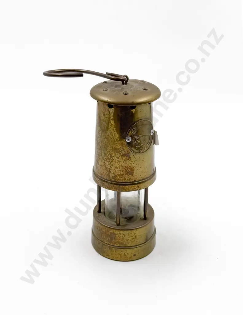 Repro Brass Miners Lamp Image 1++