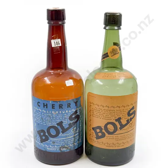 Two Oversized Liqueur Bottles