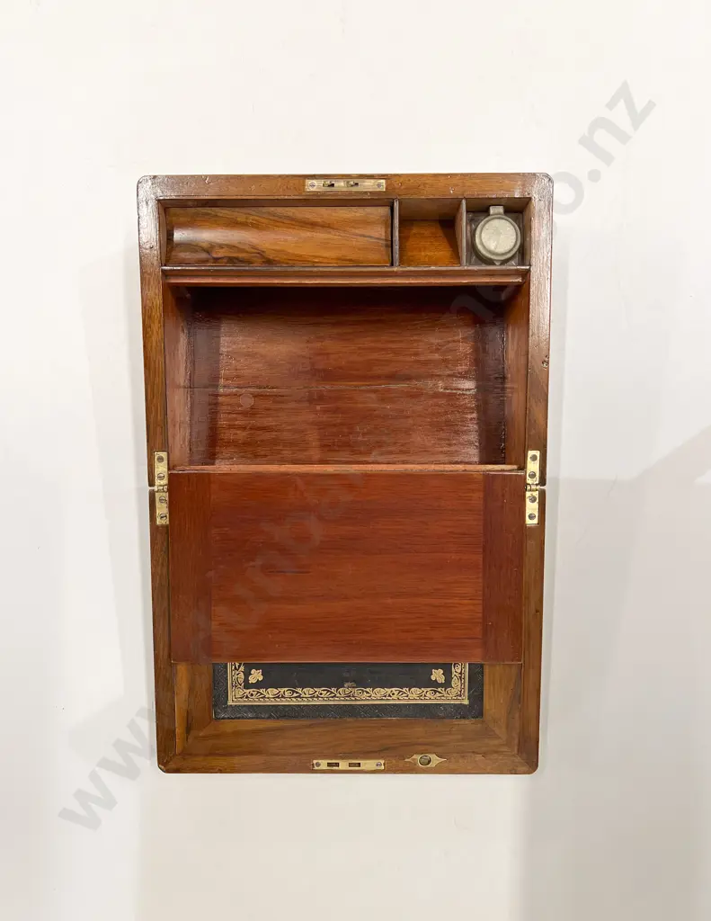 Vict Walnut Writing Box Image 1++