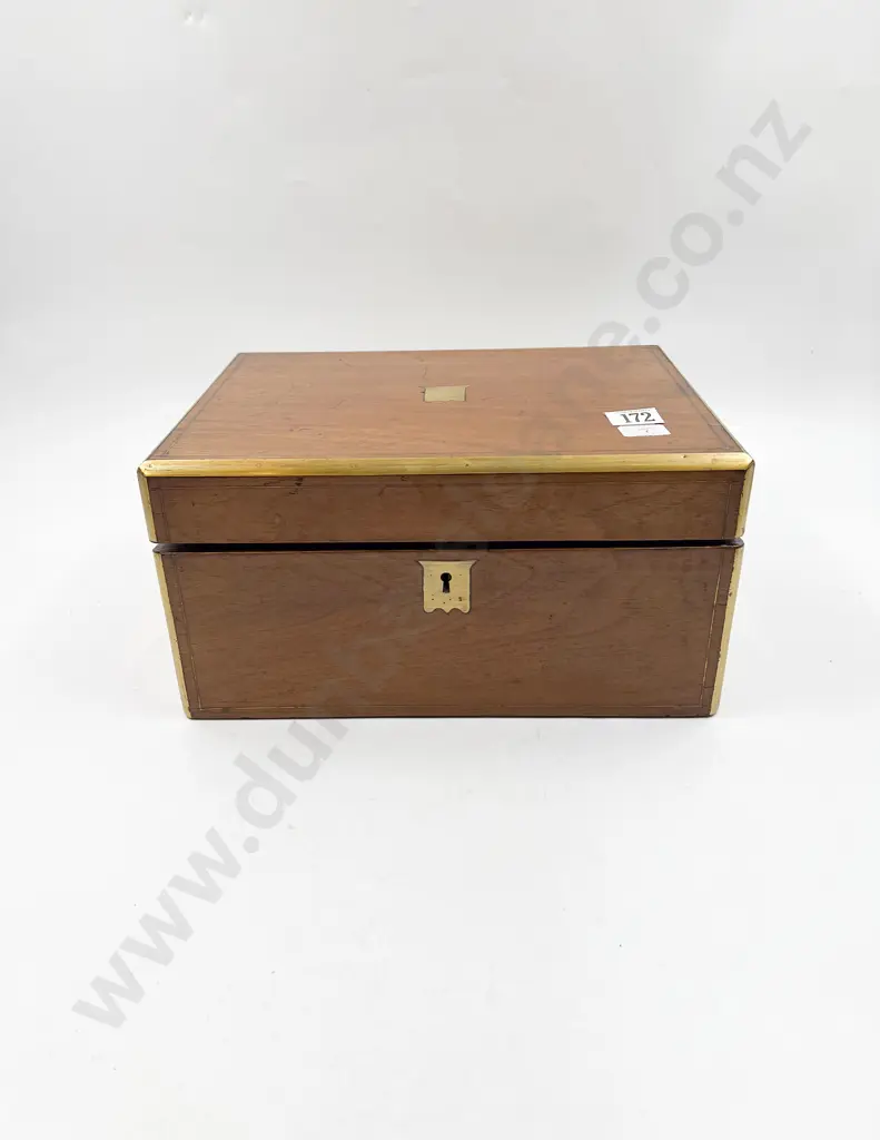 Vict Walnut Writing Box Image 1++