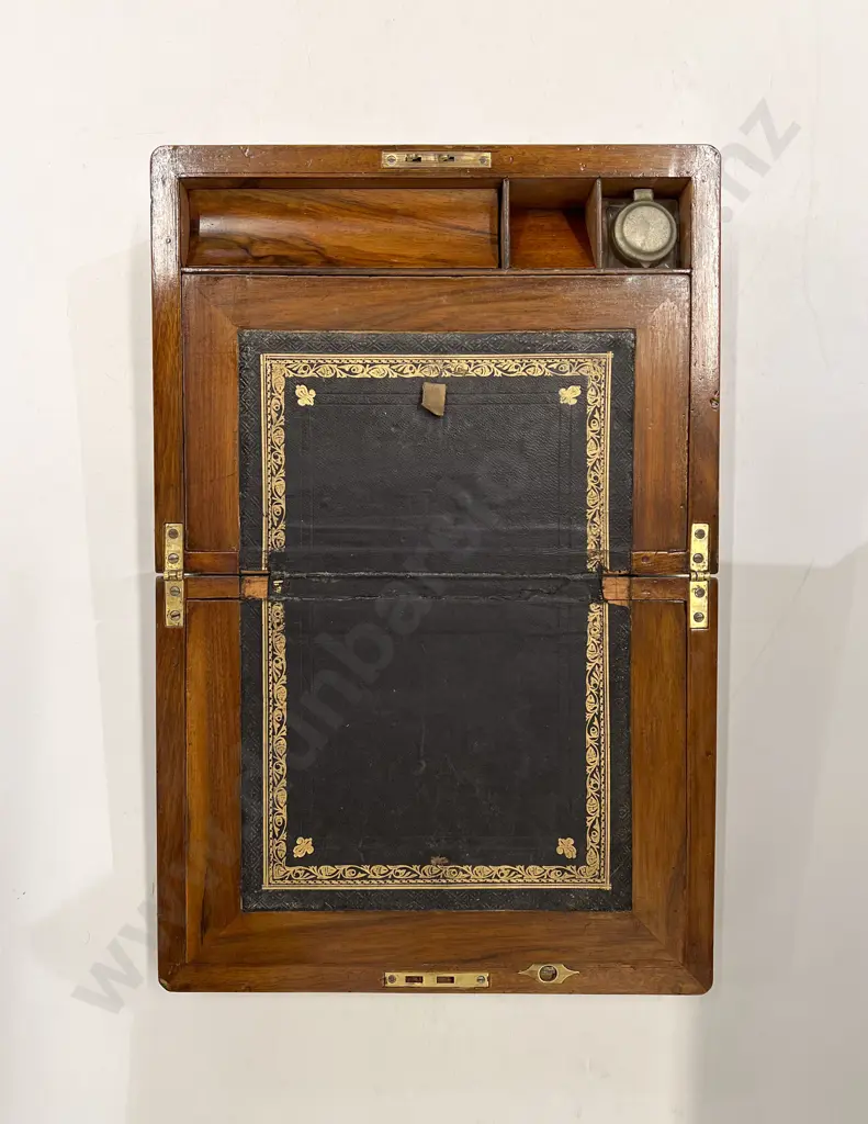 Vict Walnut Writing Box Image 1++