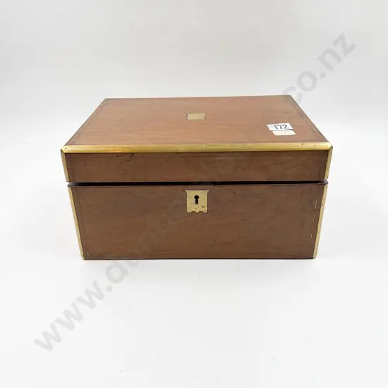 Vict Walnut Writing Box