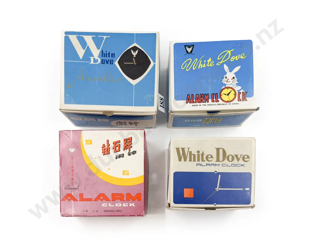 Four Various Alarm Clocks Image 1++