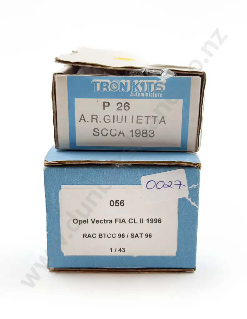 Two Mixed Manufacture Resin & Diecast Kit Set 1/43 Scale Model Cars Image 1++