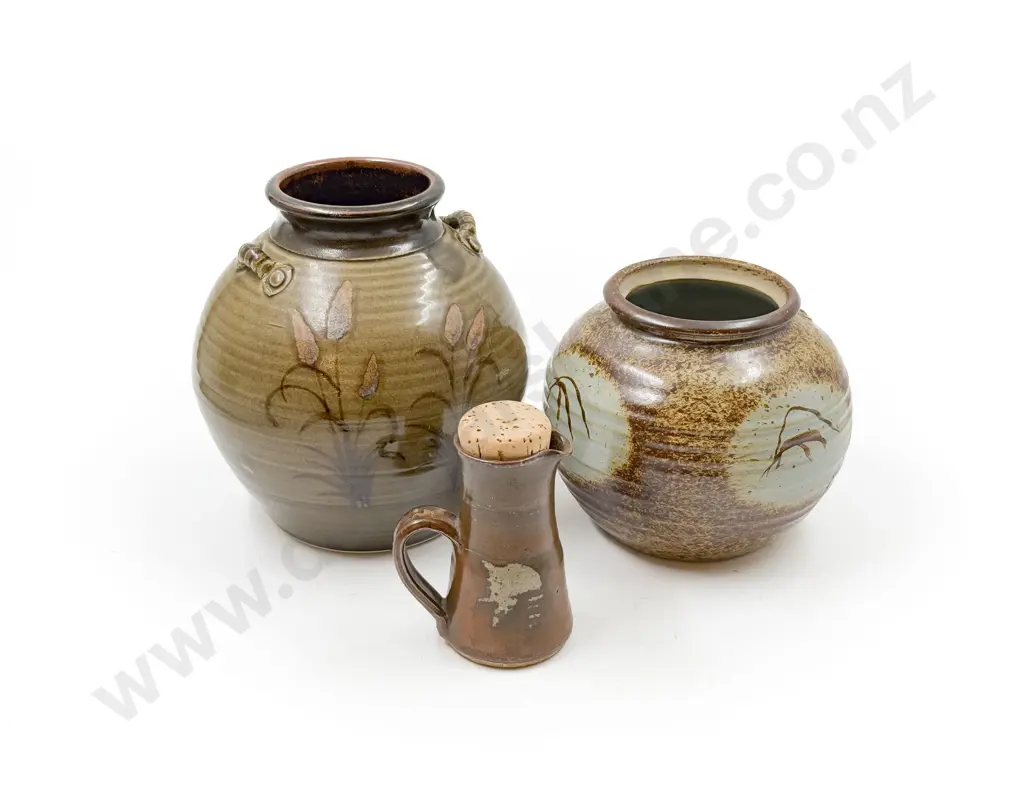 Three Pieces NZ Pottery Image 1++