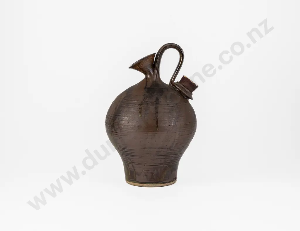 Richard Cadness Stoneware Wine Flagon Image 1++