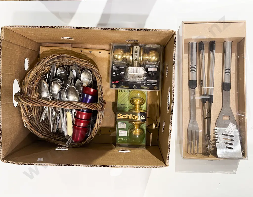 Quantity of Assorted incl BBQ Set Picnic Backpack & Assortment of Cutlery etc Image 1++