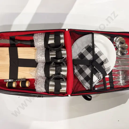 Quantity of Assorted incl BBQ Set Picnic Backpack & Assortment of Cutlery etc