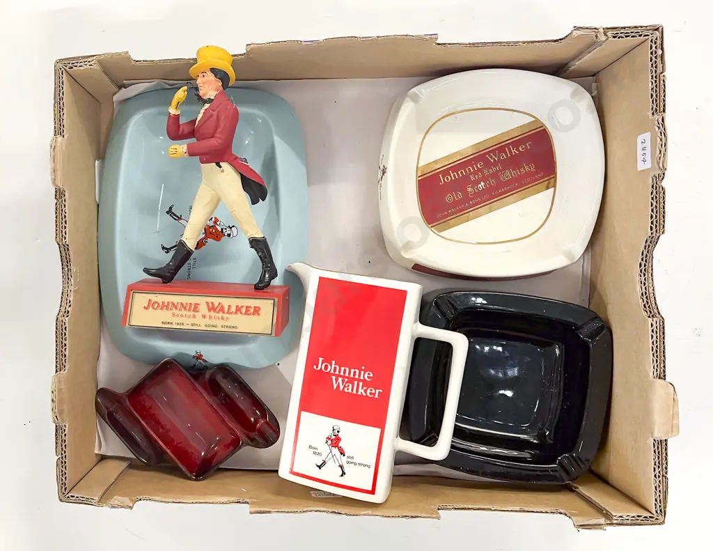 Box of Assorted Alcohol Advertising Image 1++