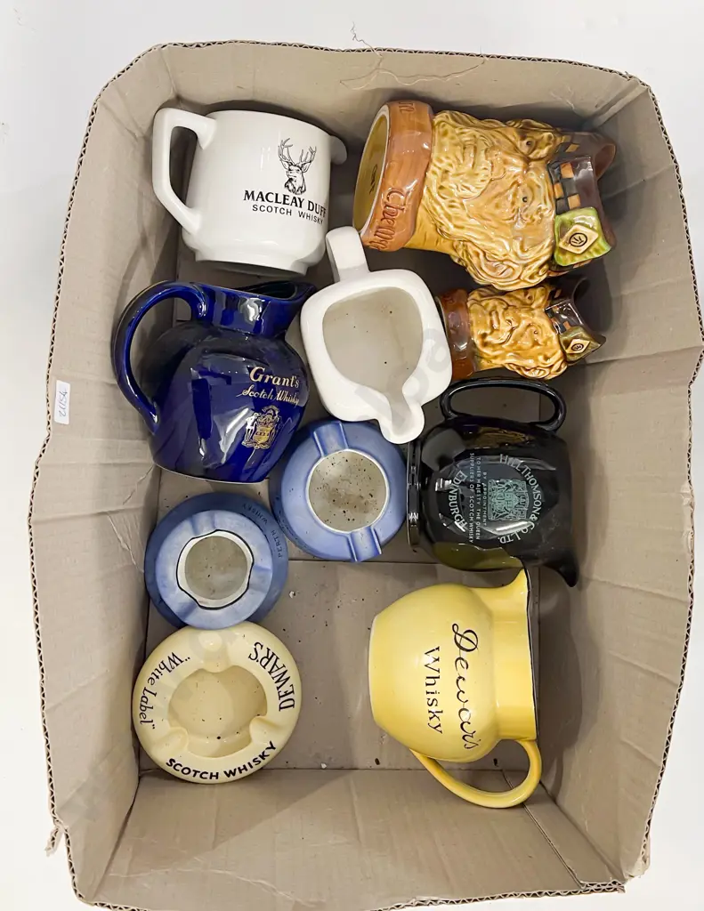 Box of Assorted Alcohol Advertising Image 1++