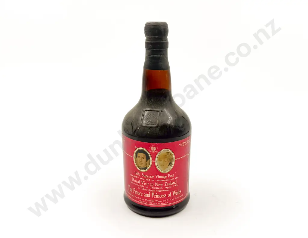 Royal Visit to NZ 1981 Vintage Port Image 1++