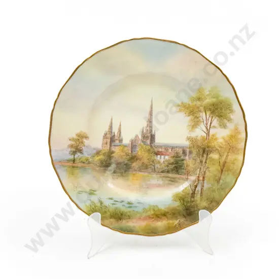 Royal Worcester "Lichfield Cathedral" Plate