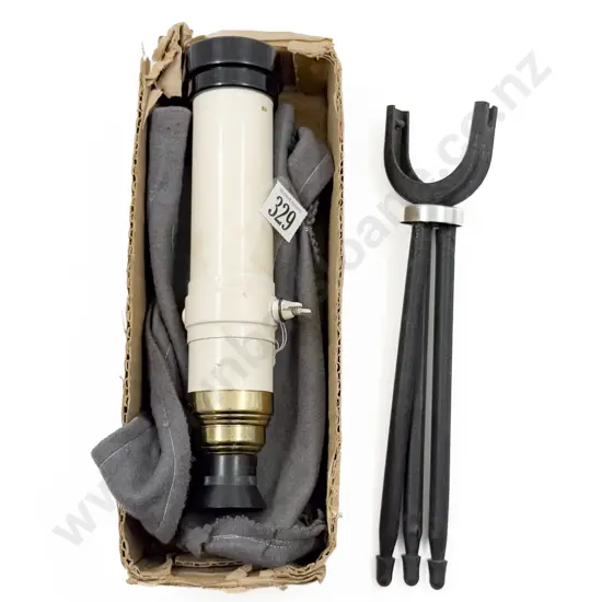 Two Draw Telescope together with Vintage Post Office Savings Money Box